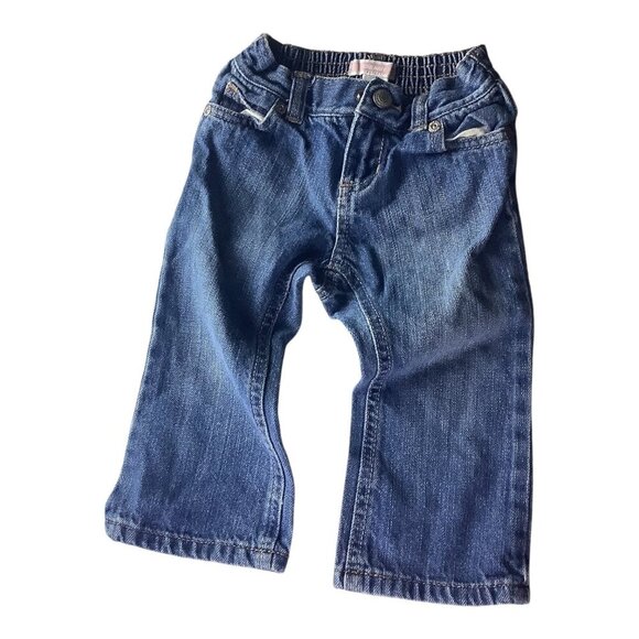 Old Navy Jeggings & Denim Jeans Baby Girl 18-24M Multicolor Floral Elastic Waist - Picture 10 of 11